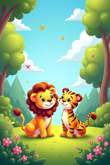 animals in the forest