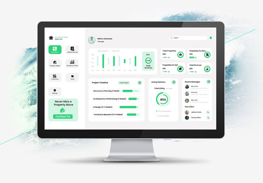 Innovative Real Estate Dashboard Design