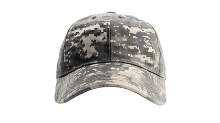 Fototapeta premium Professional Military Cap Isolated on White Background for Marketing Campaigns