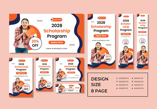 Scholarship Program Web Banner Design