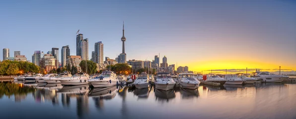 Wall murals Toronto, Ontario, Canada Skyline at Dawn