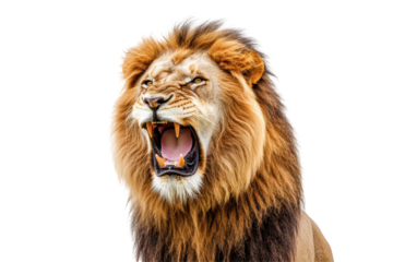 A roaring lion portrait shows raw power strength and fearless spirit in a bold visual display