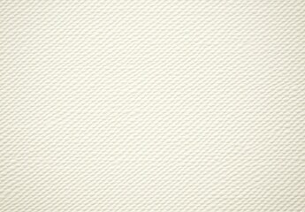 Close-up view of a plain, off-white woven fabric with subtle texture.  Fine, even weave creates a slightly bumpy, textured surface