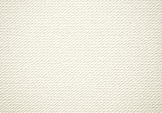 Close-up view of a plain, off-white woven fabric with subtle texture.  Fine, even weave creates a slightly bumpy, textured surface