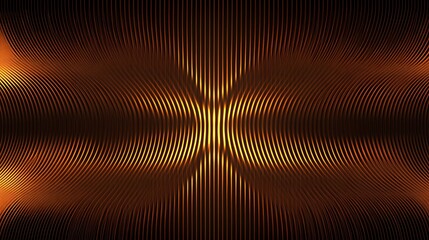 Abstract gold lines on dark background