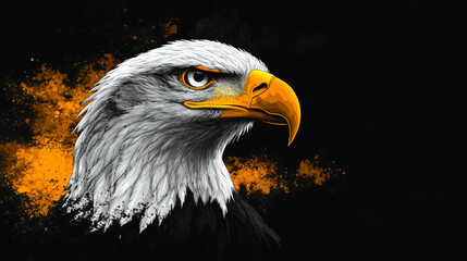 Obraz premium USA Pride with Bald Eagle.