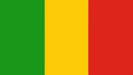 Flag of Mali. 