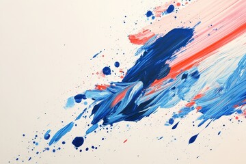 Abstract painting design with vibrant colors.