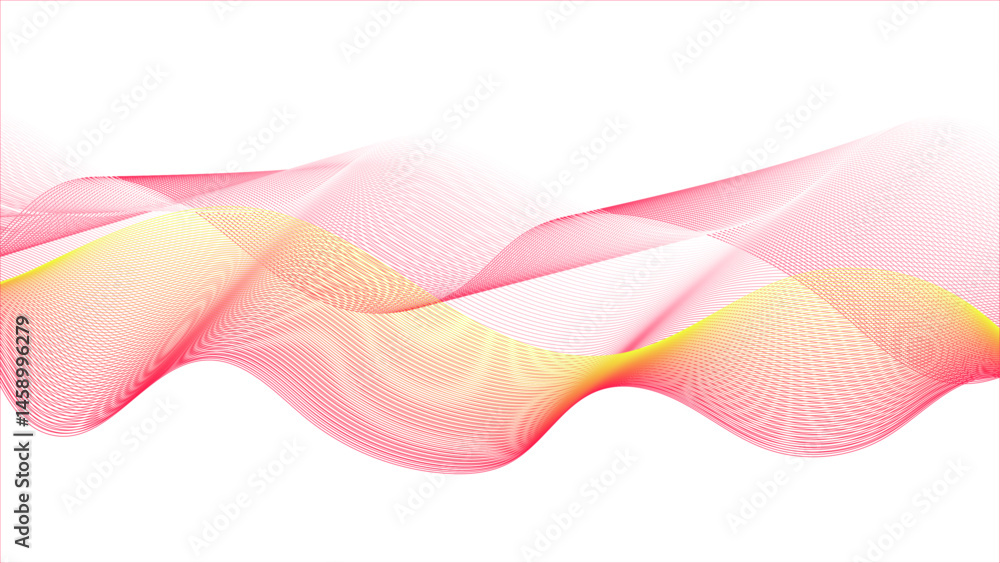 Canvas Prints soft, blended color waves. abstract wavy design. smooth, colorful flow.