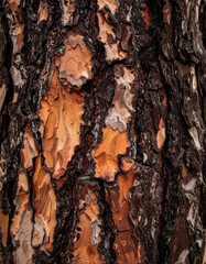 Dark tree bark texture.