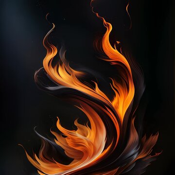 Animation Abstraite de Flammes &ndash; Fond Dynamique de Feu pour Motion Design, Effets Visuels et Cr&eacute;ations Artistiques