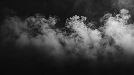 A dark smoke overlay with dense, rolling fog creeping along the ground, evoking a sense of mystery.