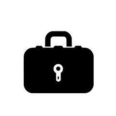 Icon representing a locked briefcase symbolizing security and confidentiality in business transactions