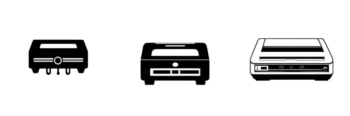 icon, technology, computer, equipment, black, 