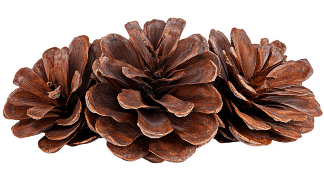 pine cone centered, high-resolution, white background --ar 16:9