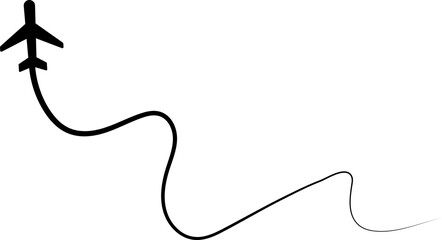 Airplane routes, travel, tracing, flight