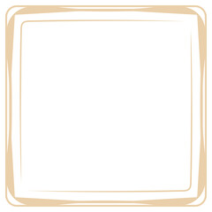 금색 사각형 테두리 일러스트