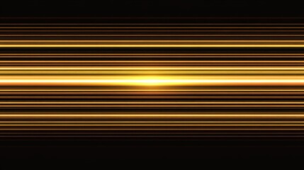 Fototapeta premium Abstract gold lines on black background