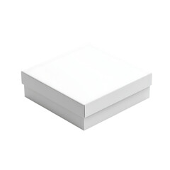 Naklejka premium Product Box white Mockup png