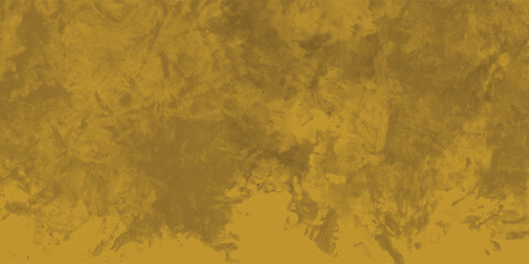 Energetic Yellow Abstract Painting with Gritty Artistic Surface and Organic Motion

