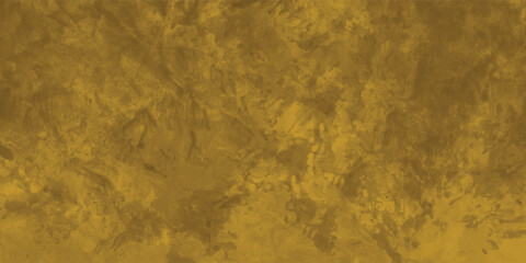 Energetic Yellow Abstract Painting with Gritty Artistic Surface and Organic Motion

