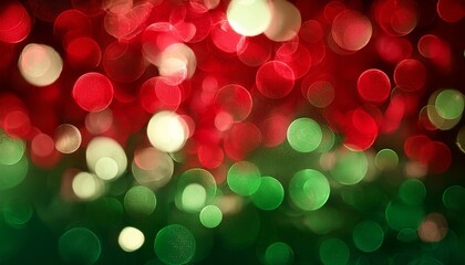 abstract red and green bokeh background