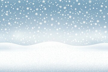 Snowy winter landscape