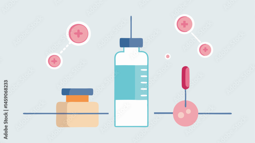 Poster exosomes in a vial a simple representation of a vial labeled exosomes illustrating how it appears be