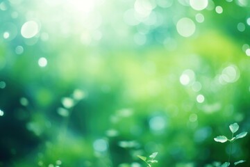 Obraz premium Green bokeh background outdoors backgrounds sunlight.