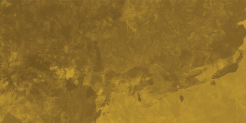 Intense Yellow Abstract Expression with Rough Surface and Bold Brushstroke Energy

