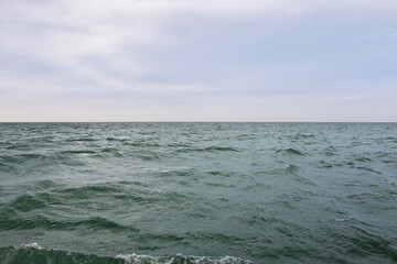 Nature of Atlantic ocean in Banc d'Arguin National Park, Mauritania, West Africa