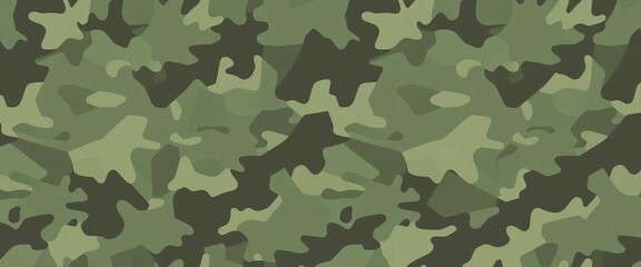 Fototapeta premium Abstract geometric camouflage pattern featuring seamless polygons in muted tones ideal for fabric, textile, and vinyl wrap prints, contemporary, endless