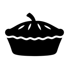 Delicious looking pie with a beautiful crust and stem on top