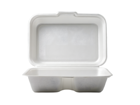 Open Clamshell Food Container Transparent PNG