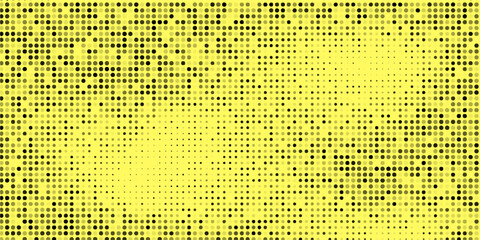 halftone dots bokeh of orange grass as background. blurred landscape, template for design