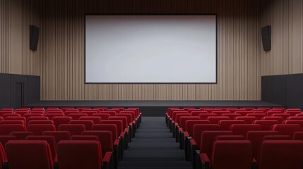 Obraz premium Empty movie theater interior (2)