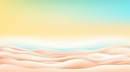 Abstract summer background, tropical beach, sea, sky and sand.