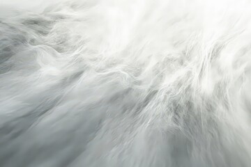 Obraz premium Abstract ethereal design with flowing, light gray textures.