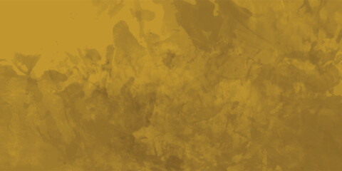 Vibrant Yellow Artistic Surface with Layered Brush Marks and Organic Abstract Expression

