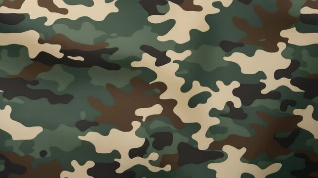 Camouflage Fabric Texture.