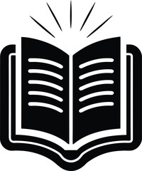 open book vector illustration