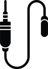 electric plug isolated on white