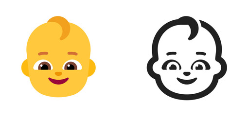 Baby Emoji (Yellow Skin Tone)
