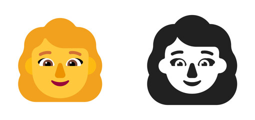 Woman Emoji (Yellow Skin Tone)
