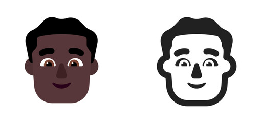 Man Emoji (Dark Skin Tone)
