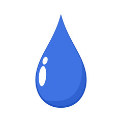 Water drop isolated vector. illustration vector graphic of water drop.