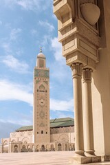 Hassan II Mosque in Casablanca, Morocco.