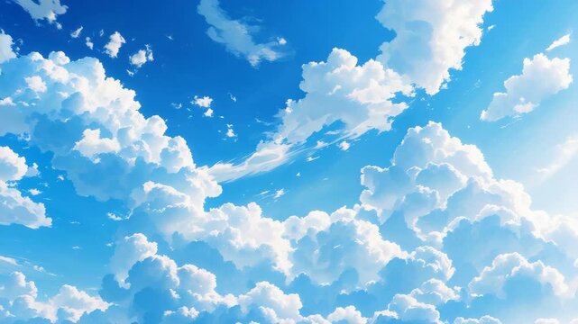 Detailed view of a textured sky with clouds backdrop.