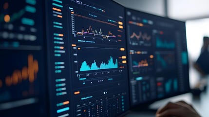 Comprehensive financial data visualization interface