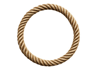 Fototapeta premium Circle rope frame
